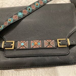 Vince Camuto Black Leather Bag